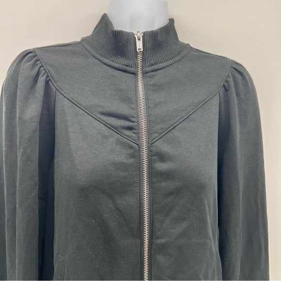 Banana Republic Factory Black Bomber Jacket - Picture 2 of 11